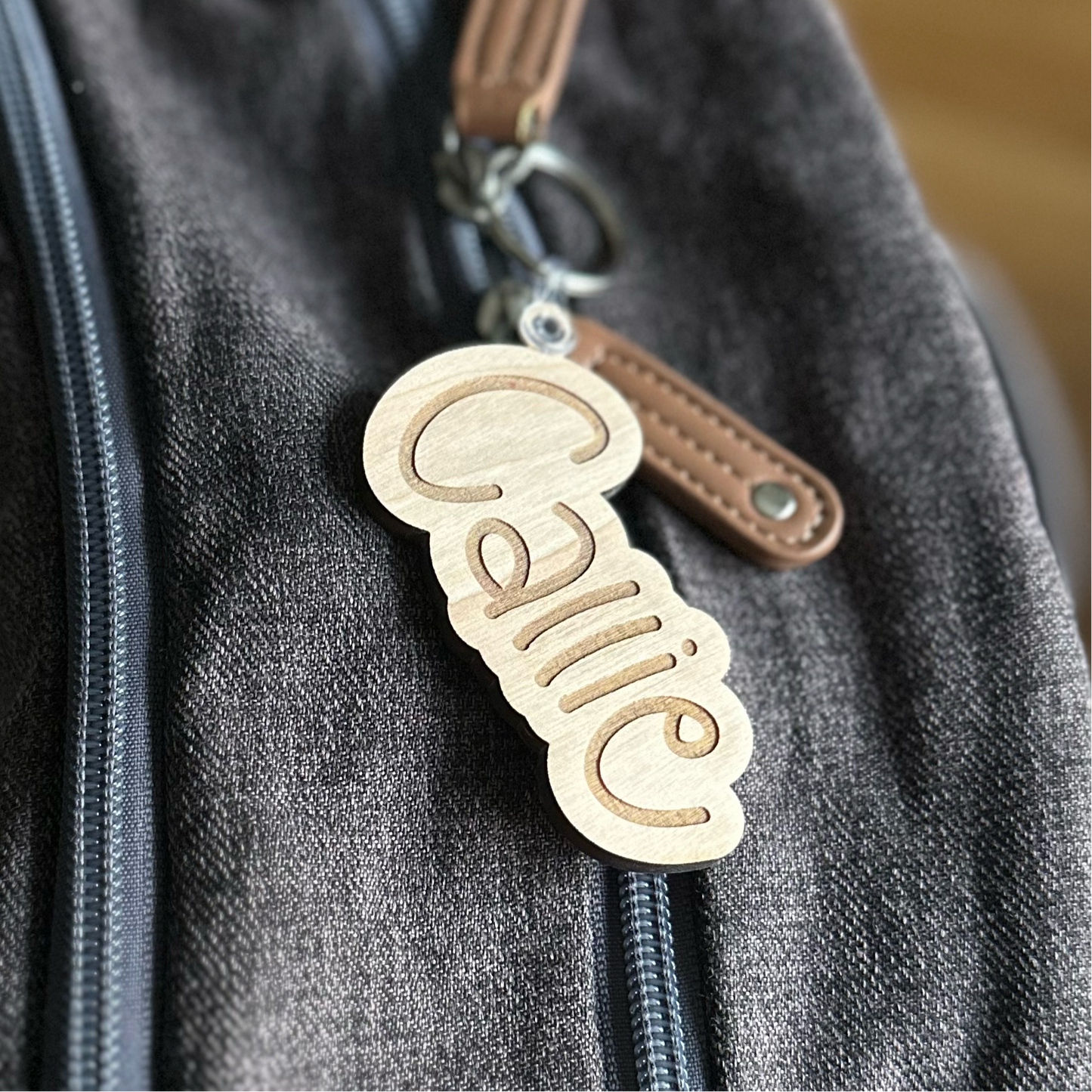 Wooden Bag Tag