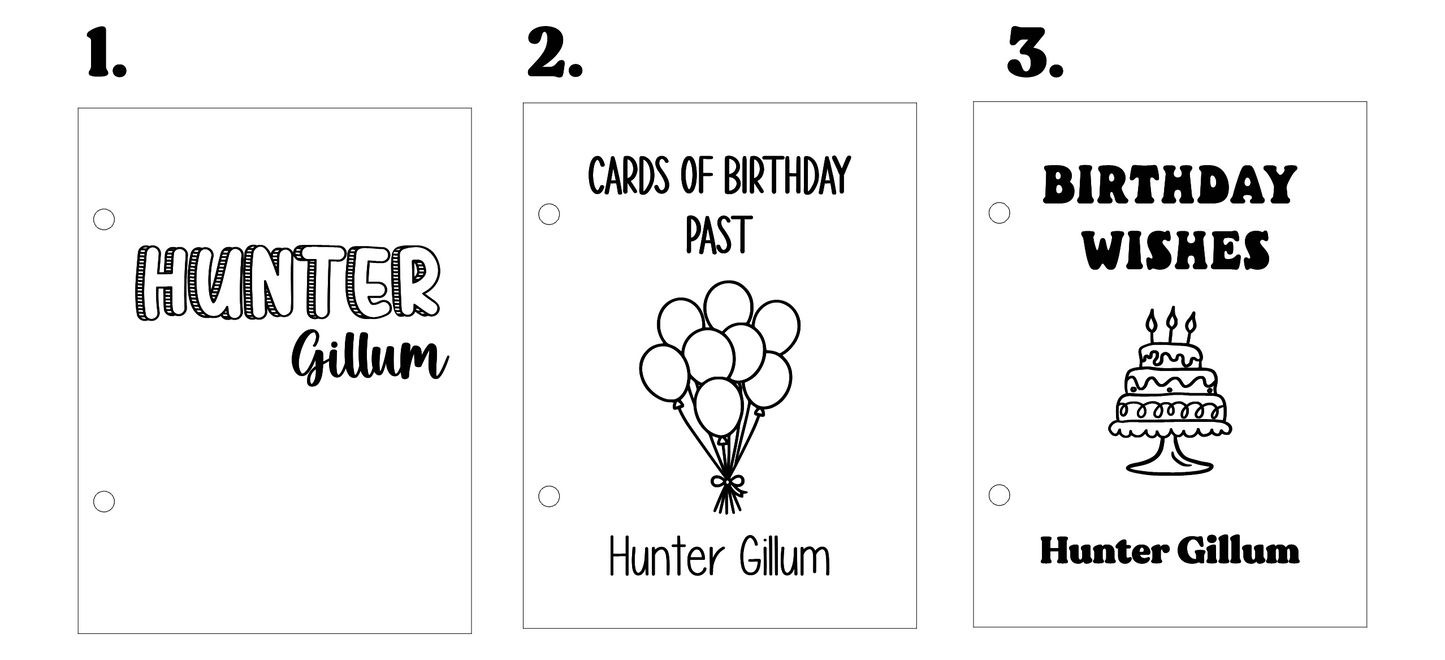 Card/Birthday Card Holder