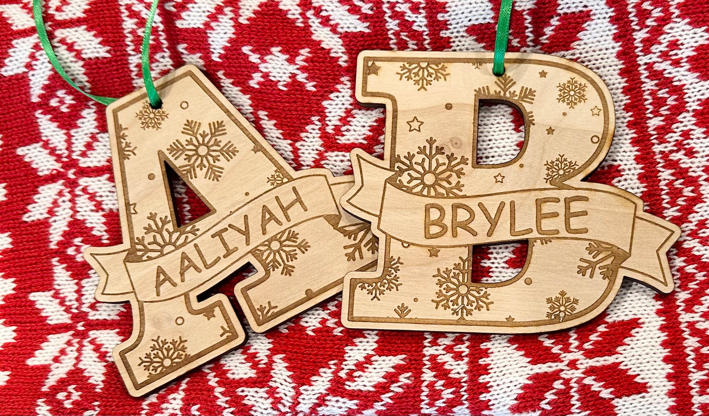 Letter Ornament