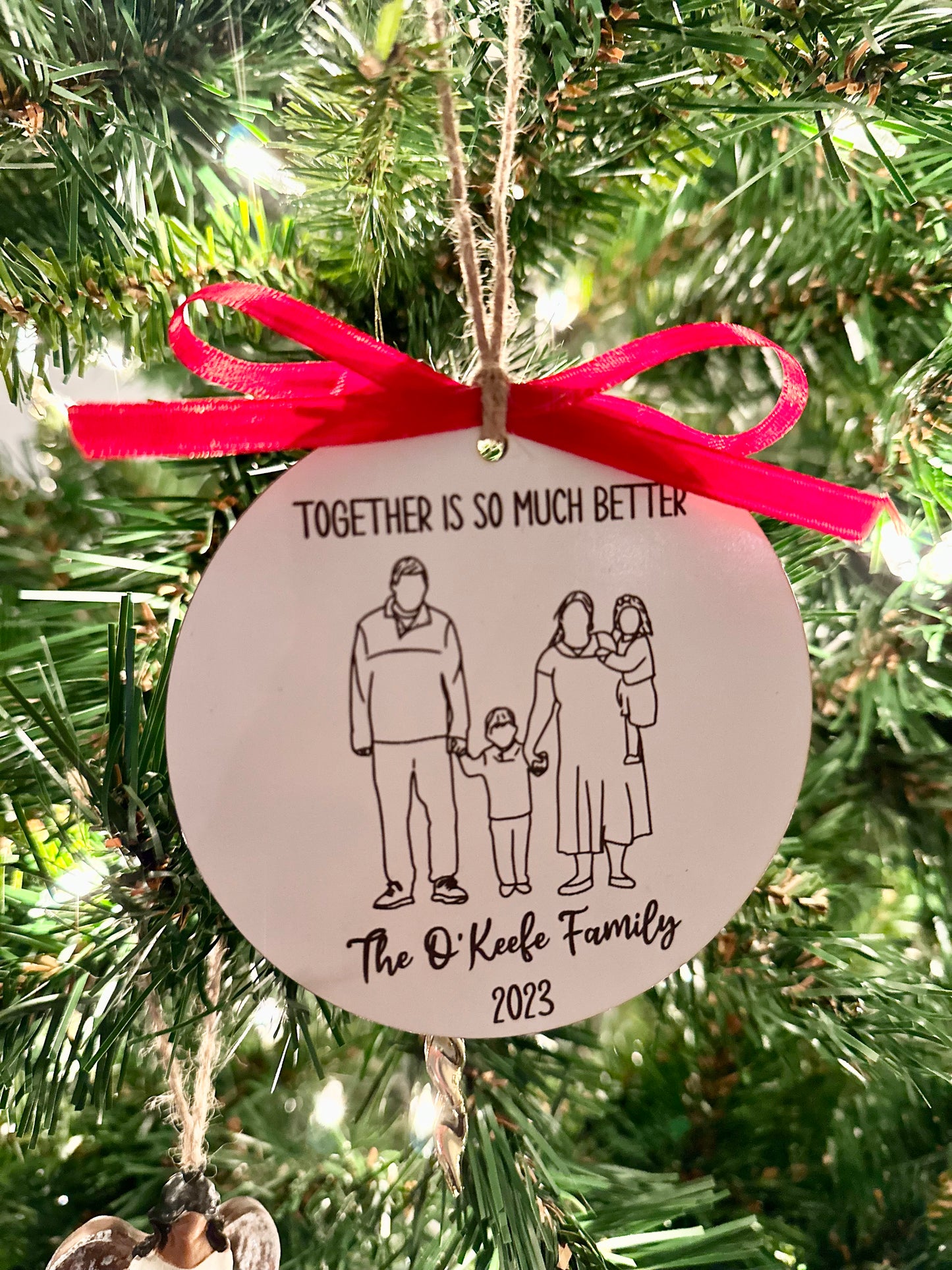 Family Drawing Ornament