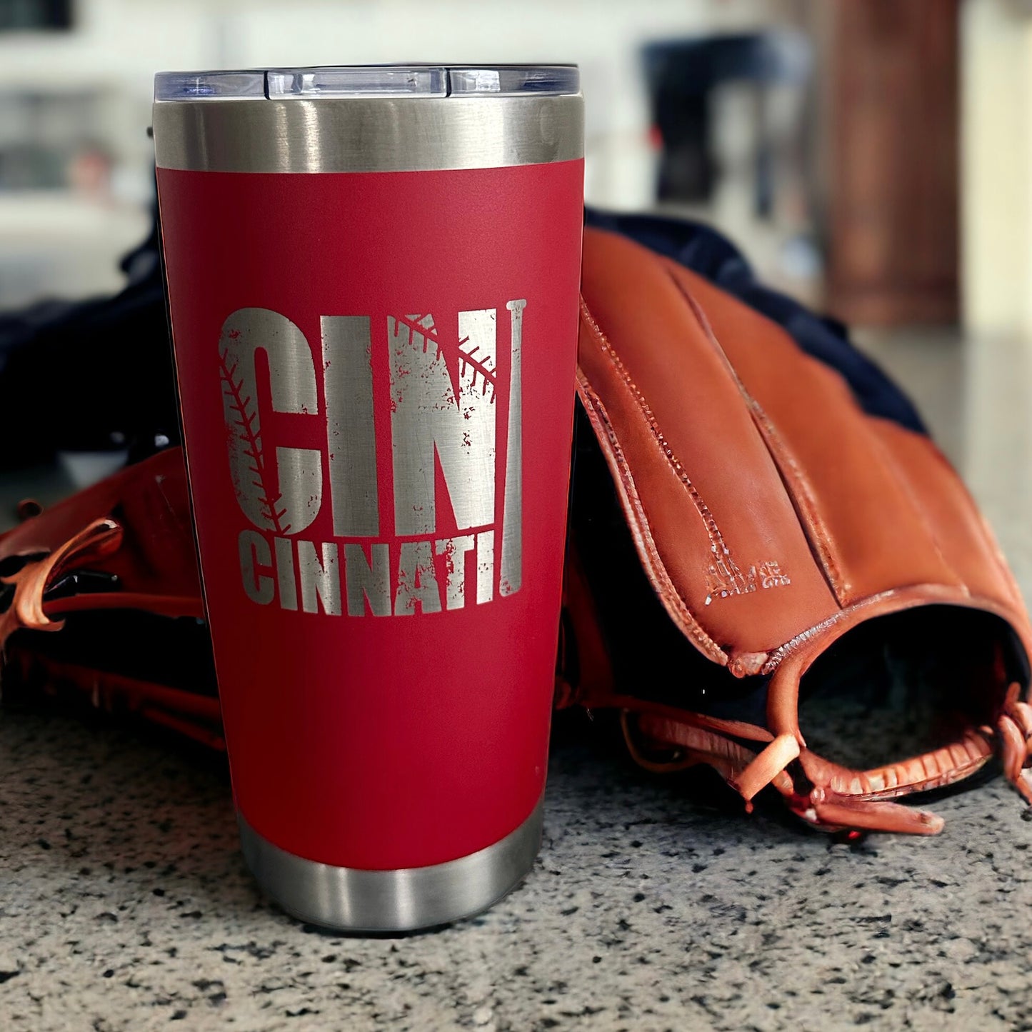 Cincinnati Baseball Tumbler