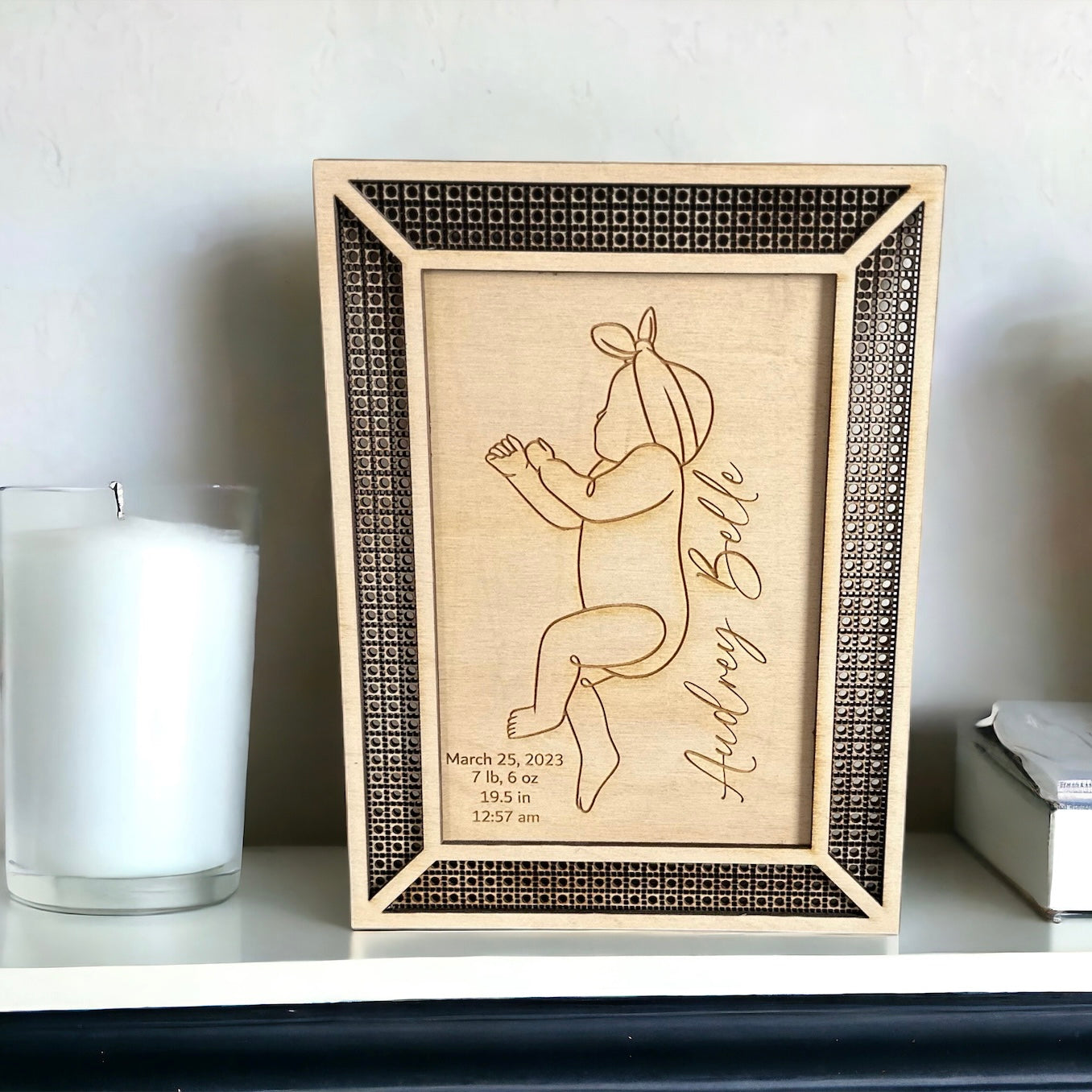 Birth Stat Picture Frame