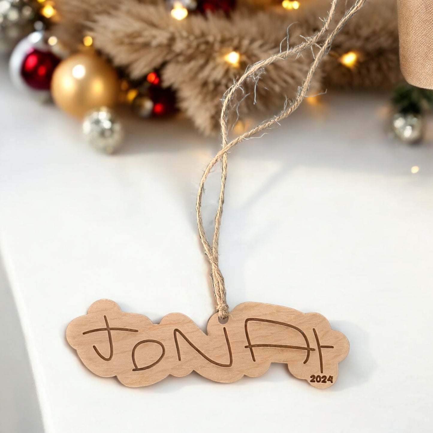Handwriting Ornament