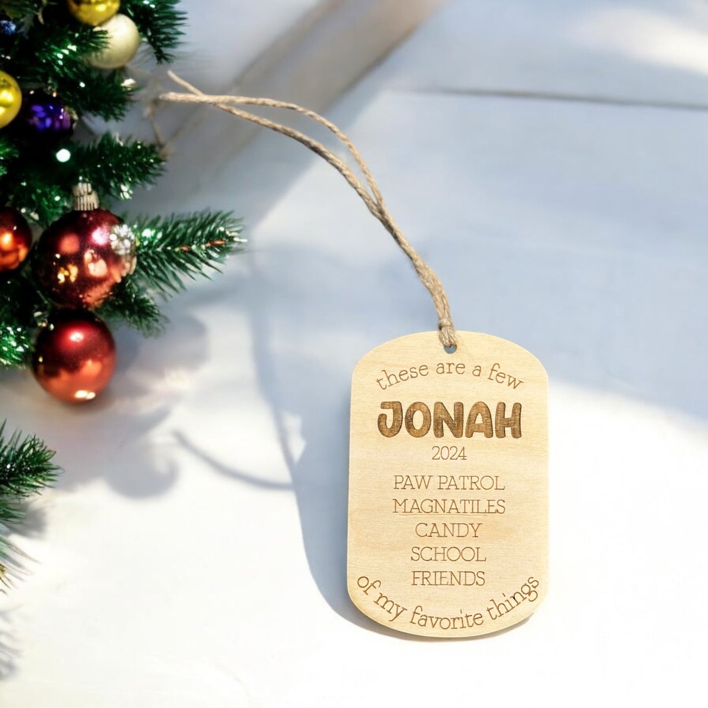 Favorite Things Ornament