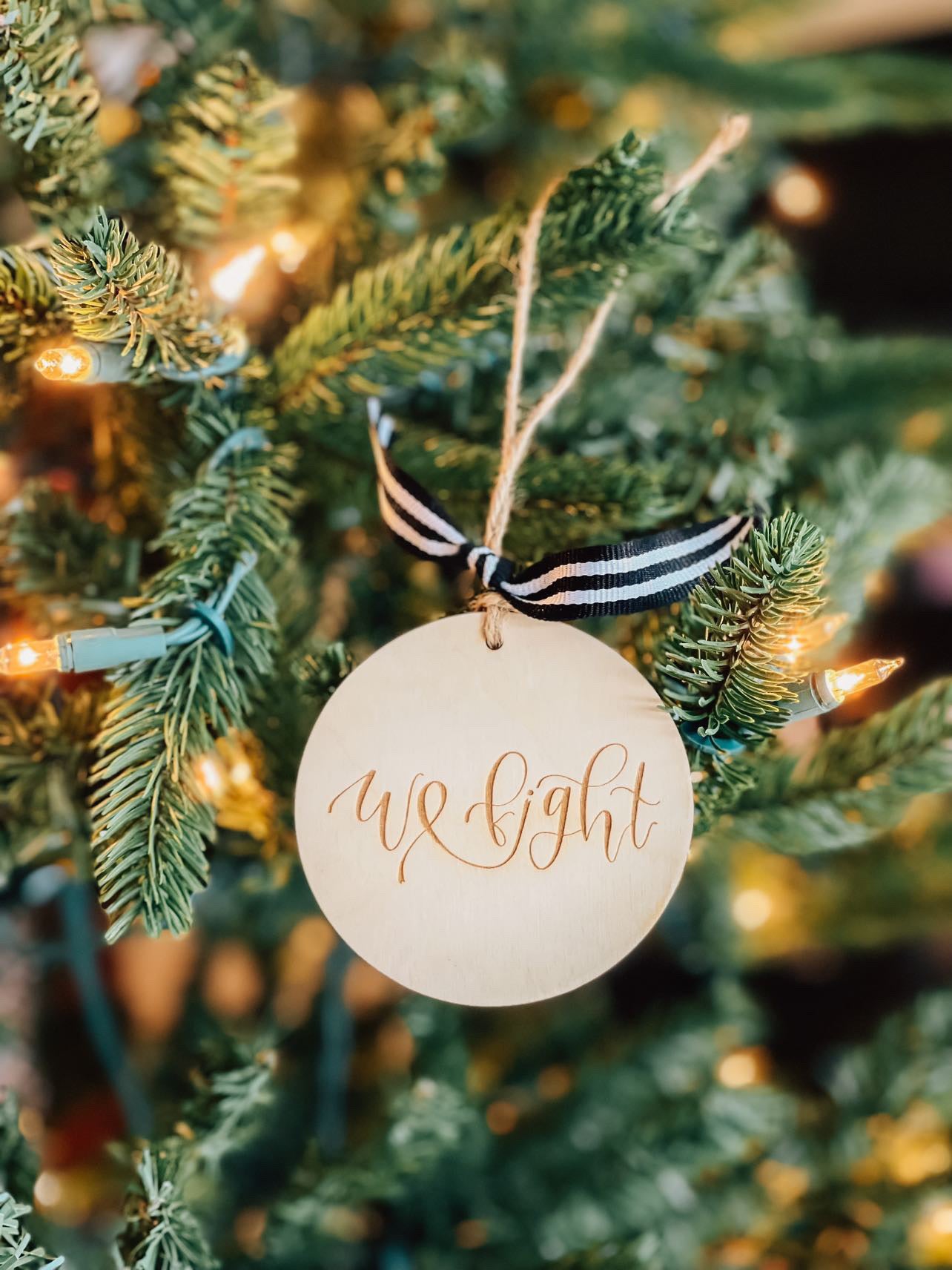We Fight Ornament
