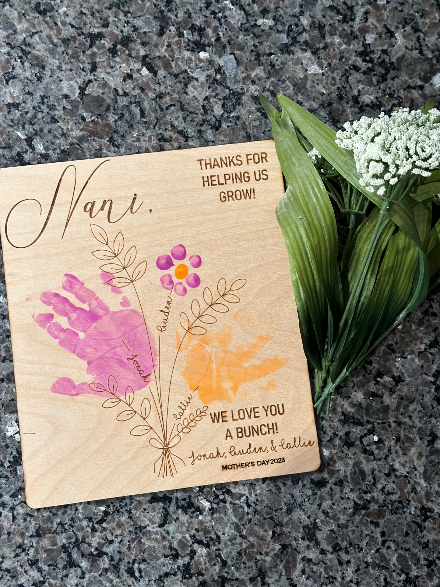 Handprint Flowers
