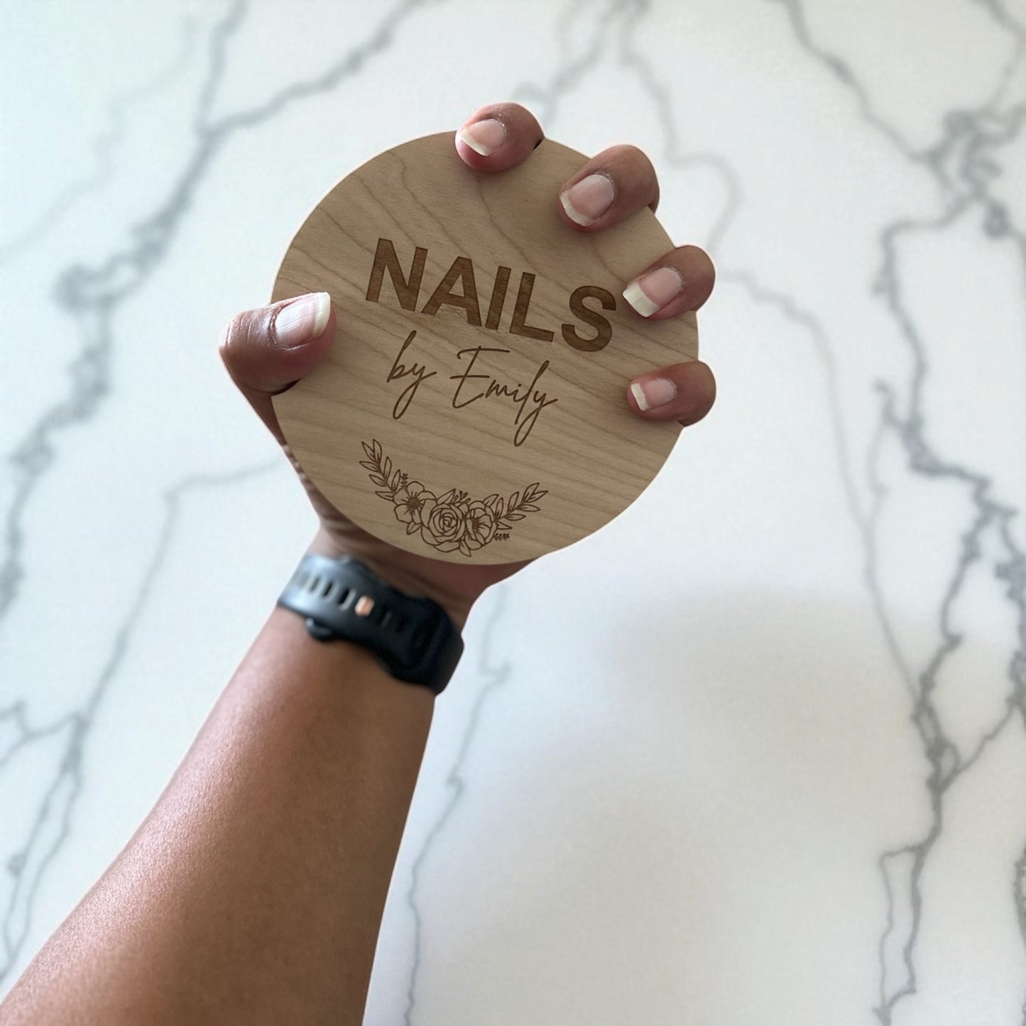 Wooden Nailfie Sign