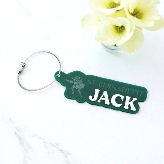 St. Bernadette Bag Tag