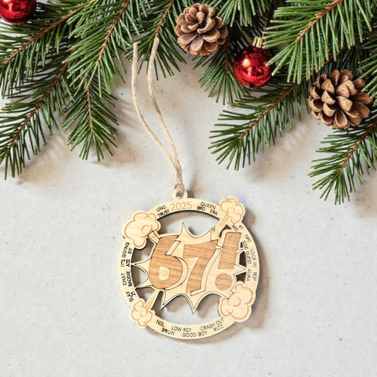 67 2025 Ornament