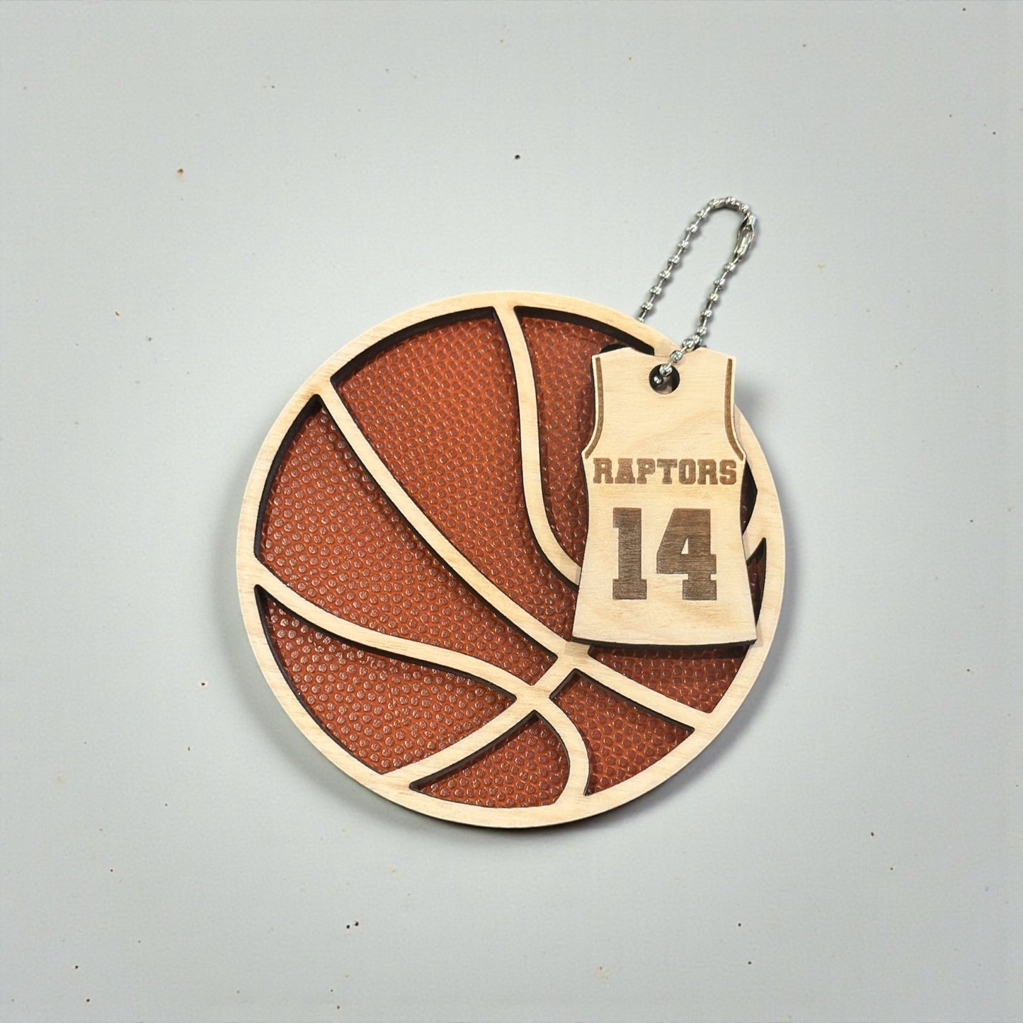 Basketball and Jersey Tag