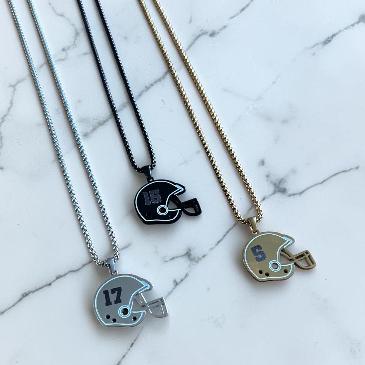 Football Helmet Necklace