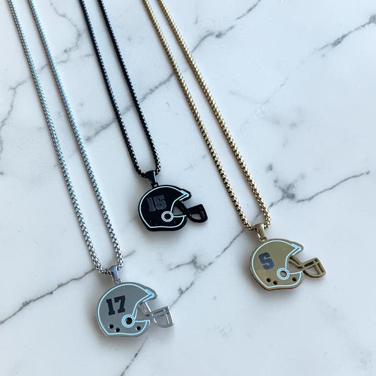 Football Helmet Necklace